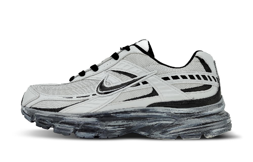 Nike Initiator Cushioning Abrasion Resistant Breathable Low Top Casual City Commute Running Shoes Unisex Gray