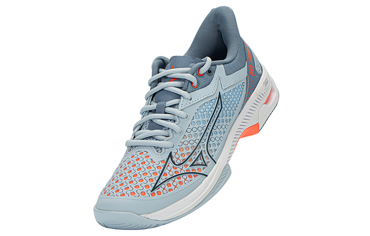 Mizuno Wave Enforce Cushioning Anti-Slip Wear-Resistant Breathability Low-Top Tennis Shoes Women's Blue Orange купить в интернет-магазине Yoocart с быстрой доставкой по России.