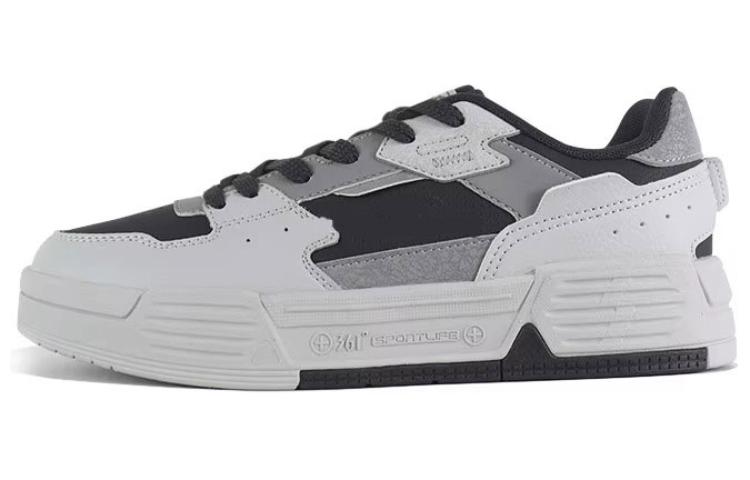 361° Non slip Lightweight Low Top Skateboard Shoes Men's Gray Black