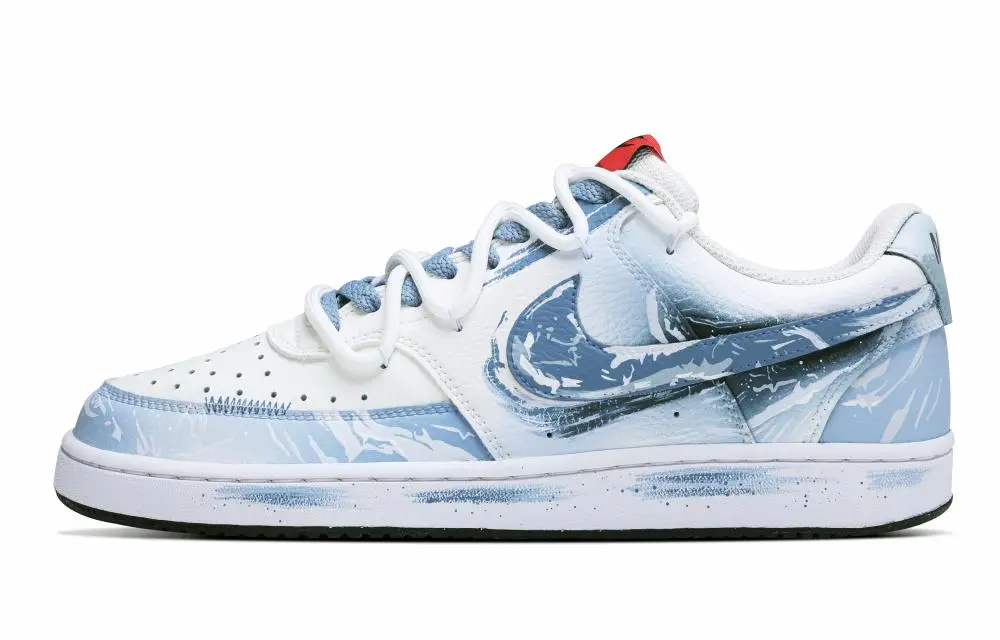 Nike Court Riding The Wind Slip Resistant, Abrasion Resistant, Lightweight Low top Skateboard Shoes Men's Blue