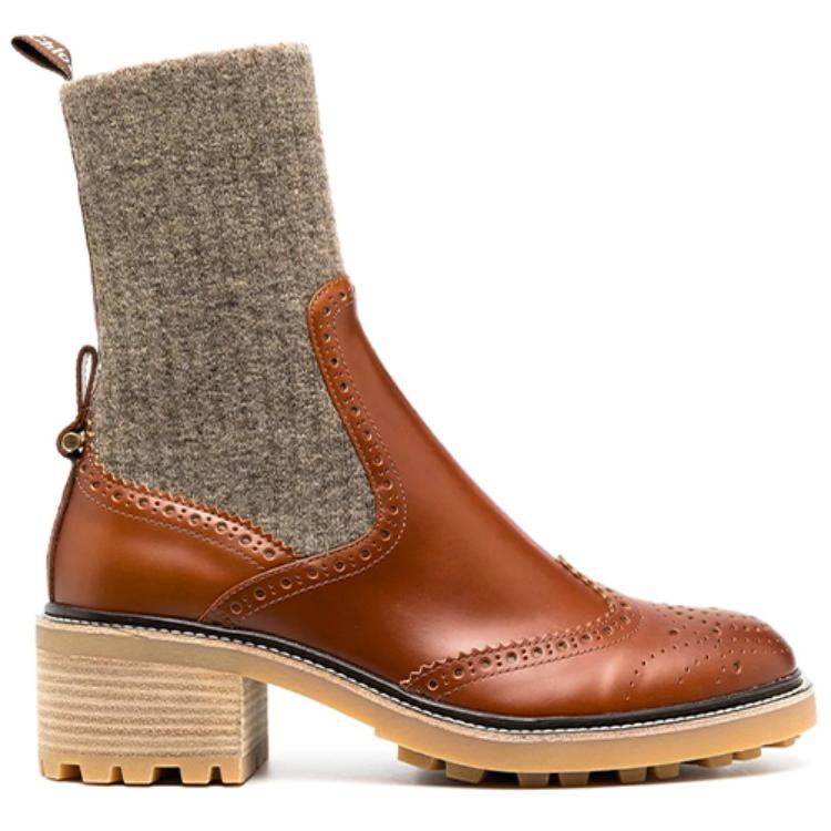 Chloe Short Chelsea Boots Women's