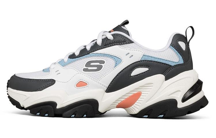 Skechers Stamina V2 Low Running Shoes White/Black Women's