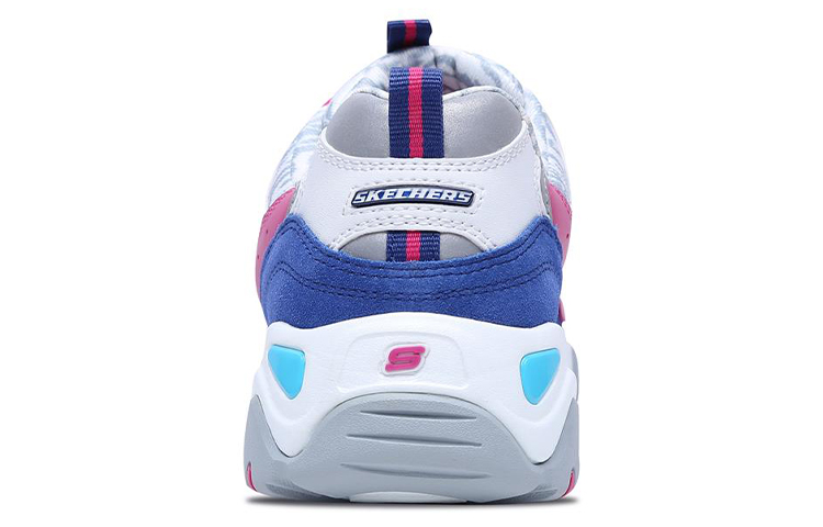 Skechers D'LITES 2.0 Low Top Casual Shoes Women's White Red купить в интернет-магазине Yoocart с быстрой доставкой по России.