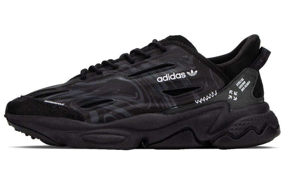Adidas Originals Ozweego Celox Pioneer Anti-Slip Wear-Resistant Low-Top Casual Shoes Unisex Black Gray Color