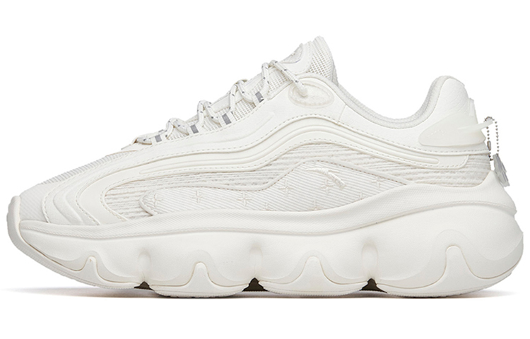 ANTA Life Collection Chunky Sneakers Women's Low top Ivory White/Silver