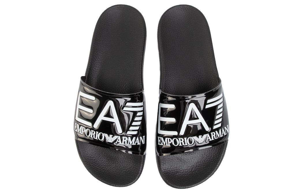 EMPORIO ARMANI Slide Slippers Women's Black купить в интернет-магазине Yoocart с быстрой доставкой по России.