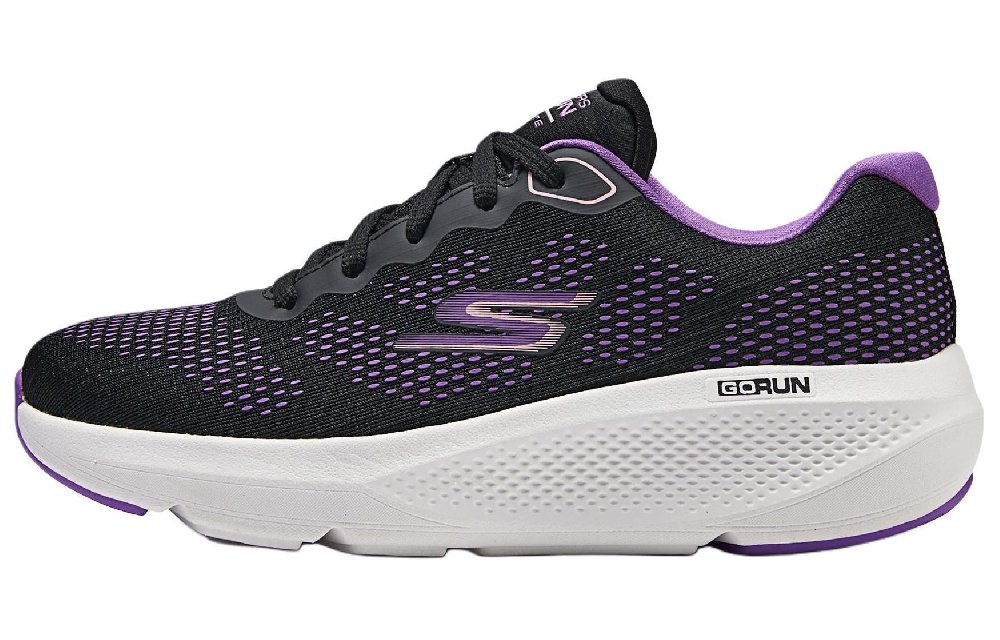 Skechers Low Top Running Shoes Women's Black Purple