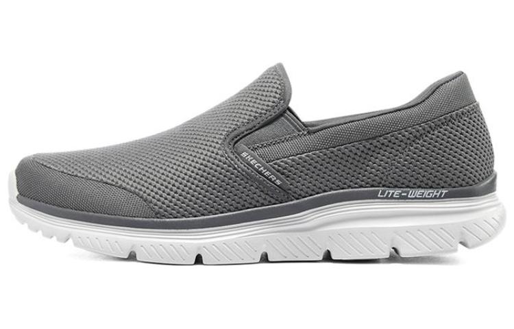 Skechers BURNS 2.0 Breathable, Balanced, Lightweight Low top Casual Shoes Men's Charcoal Gray