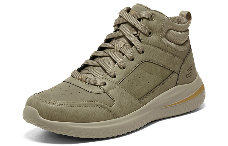 Skechers Delson 3.0 Mid top Casual Shoes Men's Taupe купить в интернет-магазине Yoocart с быстрой доставкой по России.