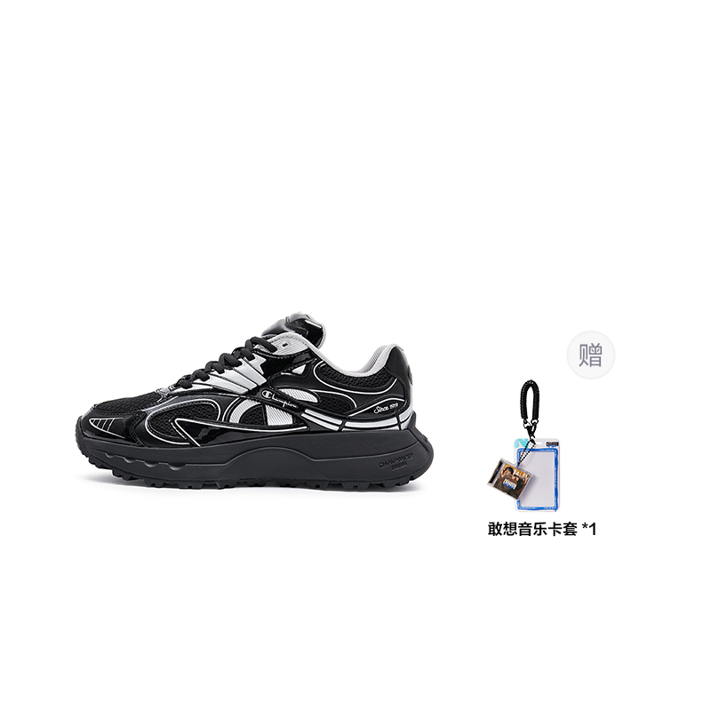 Champion Abrasion Resistant Breathable Low top Running Shoes Men's Black