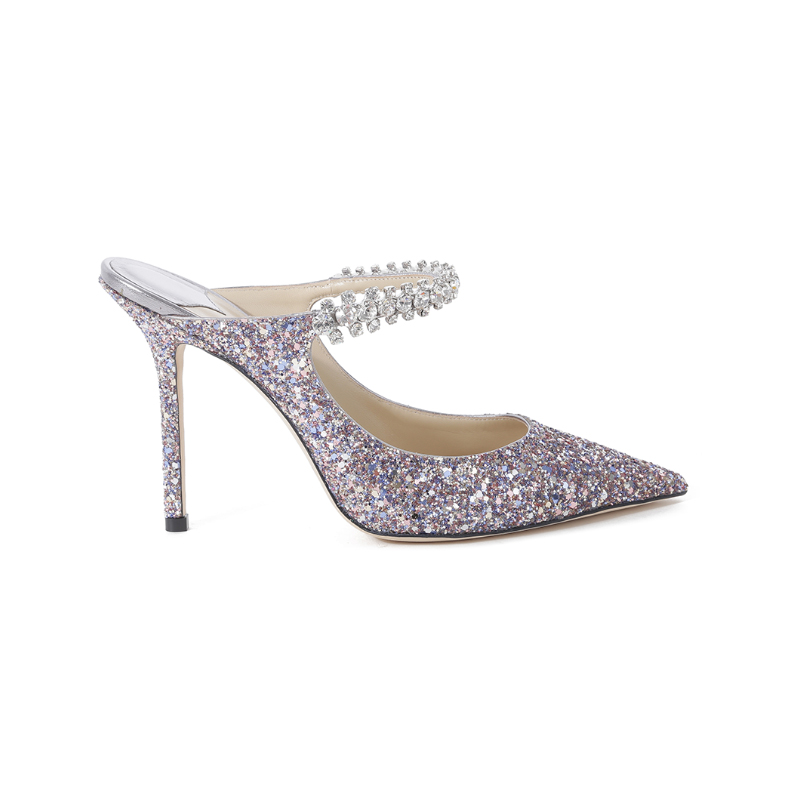 Jimmy Choo Closed Toe Slippers Women's Multicolor