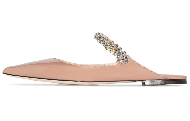 Jimmy Choo Bing Flat Shoes Women's Pink