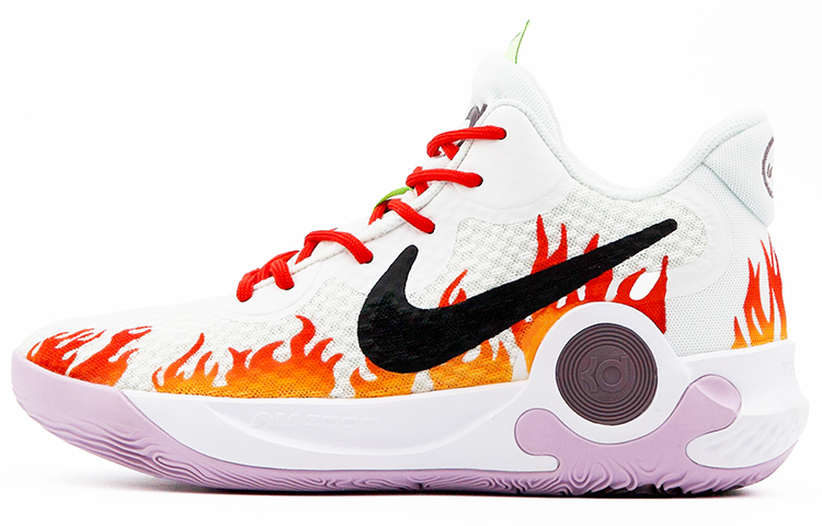 Nike KD Trey 5 IX Cushioning Anti-Slip And Wear-Resistant Low-Top Vintage Basketball Shoes Unisex Red Blue White