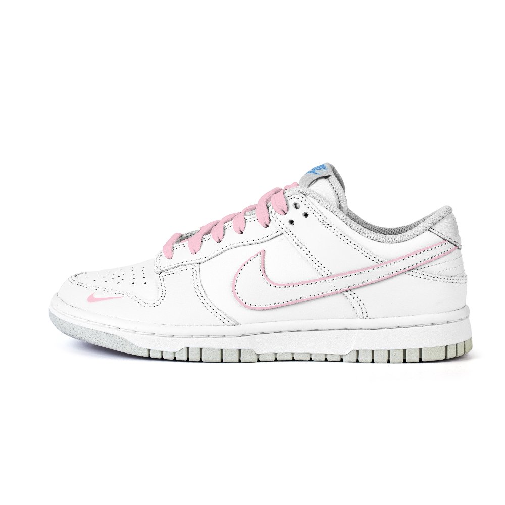 Nike Dunk Anti Slip Wear Resistant Low Top Skateboard Shoes Women's White