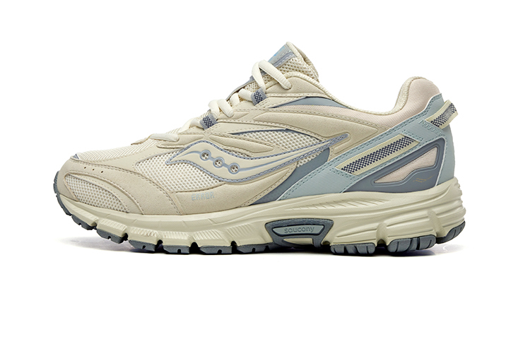 Saucony Cohesion 2K Cushioning, Slip Resistant, And Abrasion Resistant Low Top Casual Running Shoes Unisex Beige