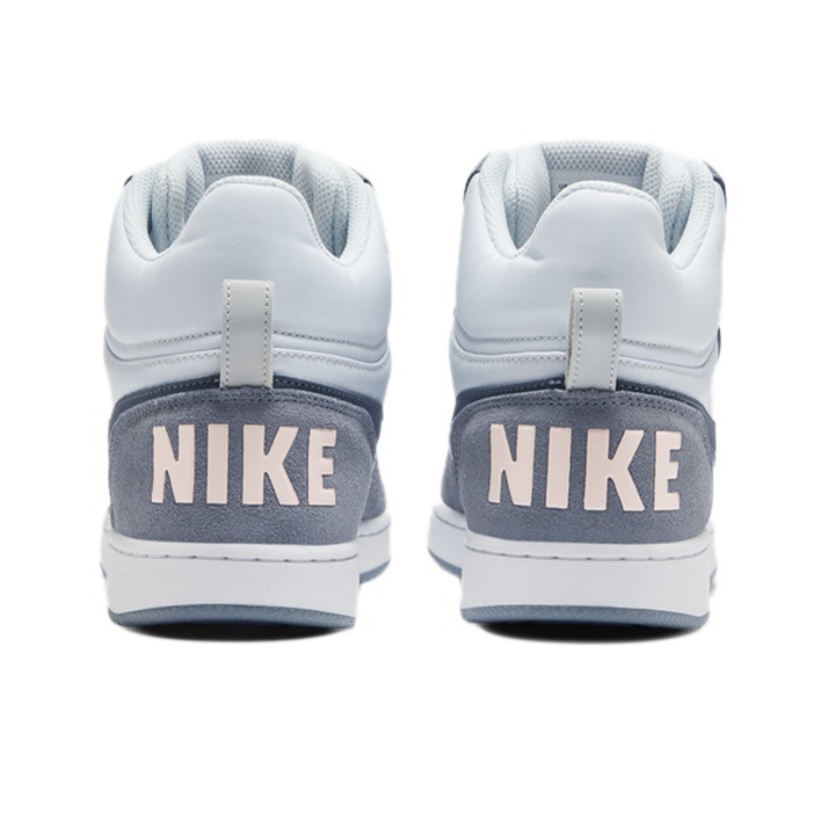 Nike Court Borough Slip Resistant Abrasion Resistant Mid top Skateboard Shoes Women's Gray Blue купить в интернет-магазине Yoocart с быстрой доставкой по России.