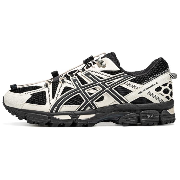 Asics Gel Kahana 8 FL Low Top Casual Trail Running City Commute Running Shoes Men's Black White