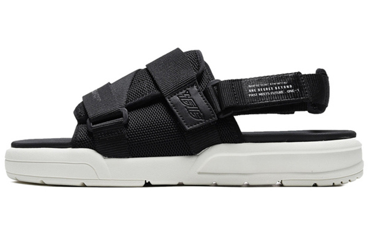 361° Beach Sandals Men Black/White