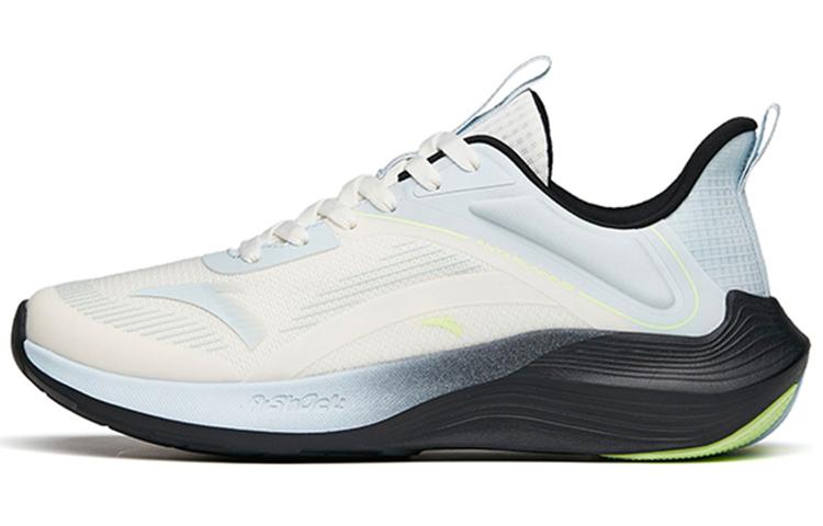 Anta DuCi1 Slip Resistant, Abrasion Resistant, Breathable Low Top Running Shoes Men's White Blue