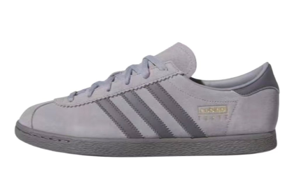 Adidas Originals Stadt Anti-Slip Wear-Resistant Low-Top Skateboard Shoes Unisex Black Gray Silver