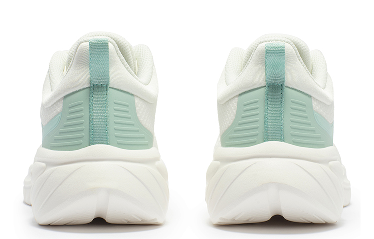 361° Shock Absorbers With Slip Resistant Features Low Top Sprint Running Shoes Women's White Green