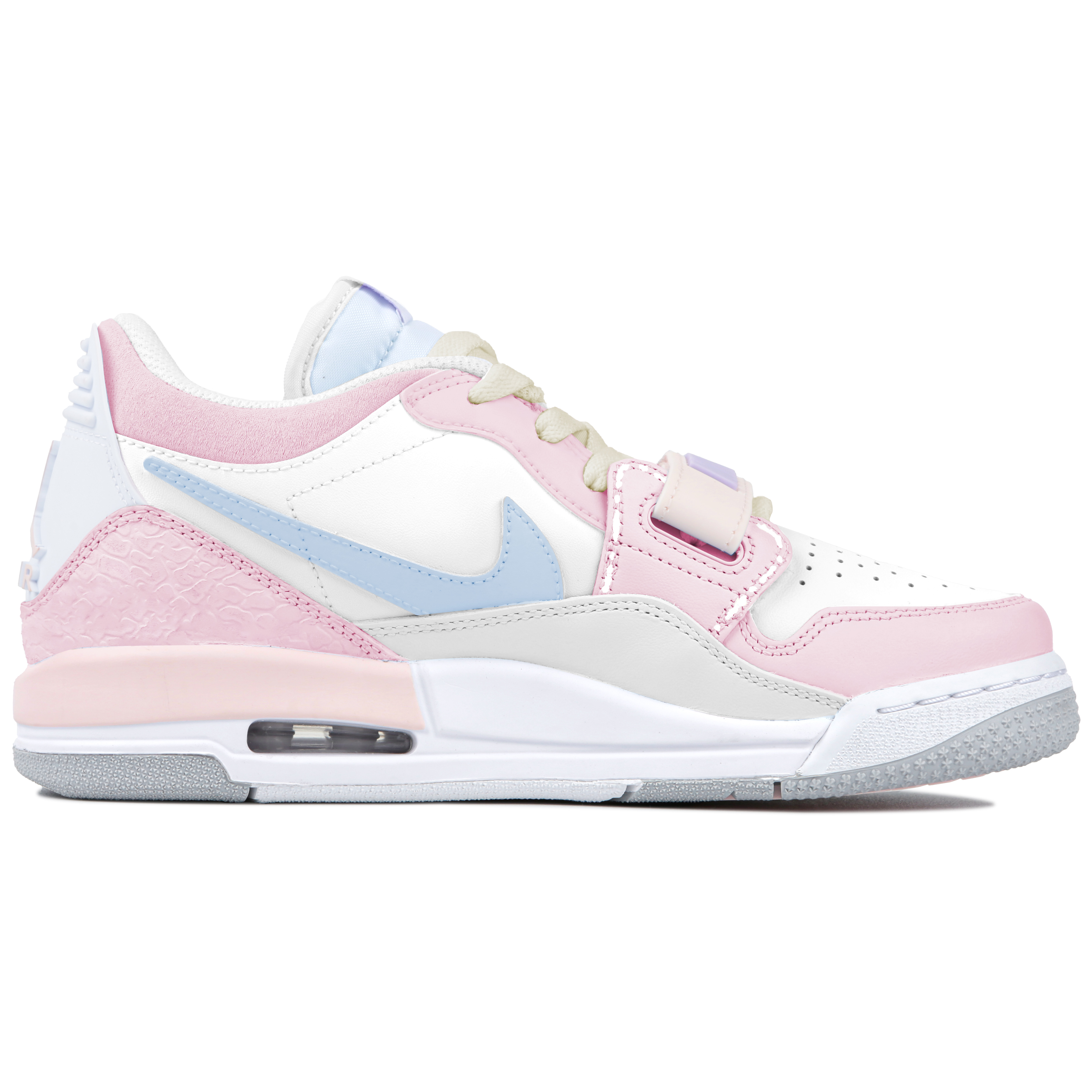 Jordan Legacy 312 Abrasion Resistant Low Top Vintage Basketball Shoes Unisex Pink