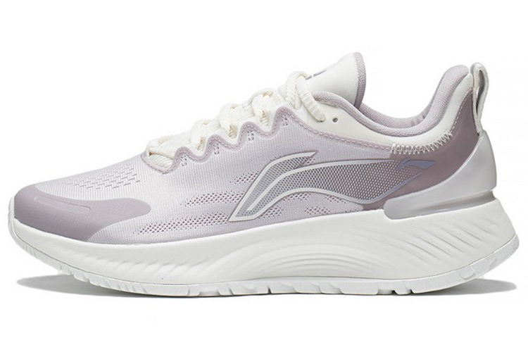 LiNing YueYing Element Shock Absorbers Low Top Running Shoes Women's Lotus Root Powders Purple