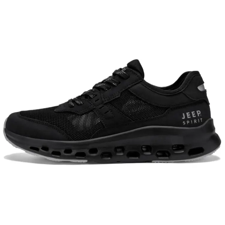 JEEP SPIRIT Low Top Running Shoes Men's Graphite Black