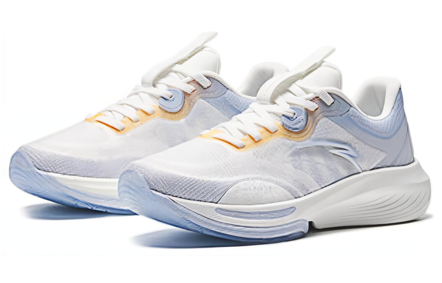 Anta Anti-Slip Wear-Resistant Low-Top Casual Shoes Women's White Blue купить в интернет-магазине Yoocart с быстрой доставкой по России.