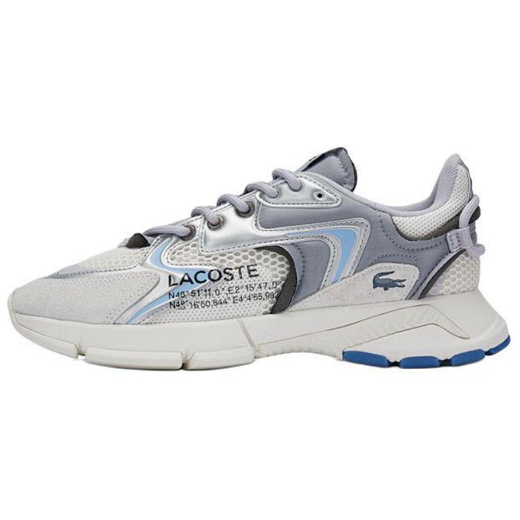 LACOSTE Casual Shoes Men Low-Top Silver