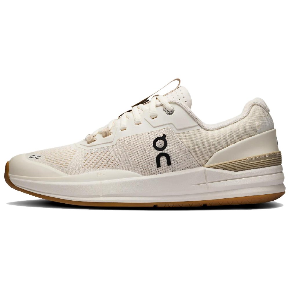 On The Roger Pro Abrasion Resistant Low Top Tennis Shoes Men's Beige