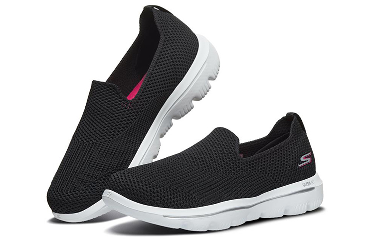 Skechers Go Walk Evolution Ultra Loafers Black/White Women's купить в интернет-магазине Yoocart с быстрой доставкой по России.