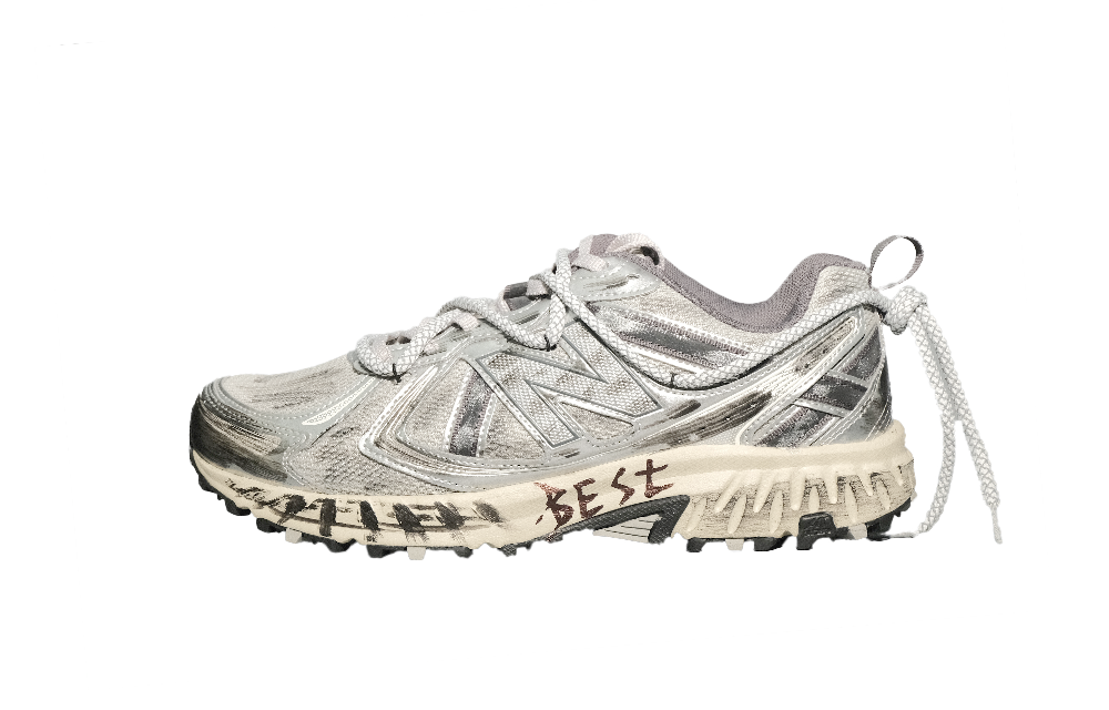 New Balance NB 410 V5 Low Top Running Shoes Unisex Silver