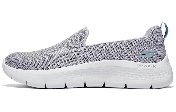 Skechers Go Walk Fle Low Top Casual Shoes Women's White Gray