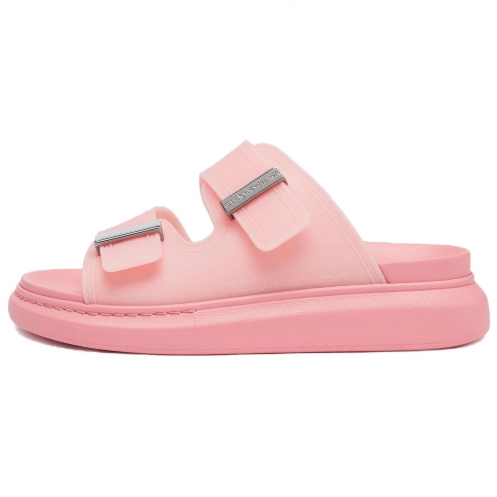 Alexander McQueen Hybrid Double Buckled Slides Women's