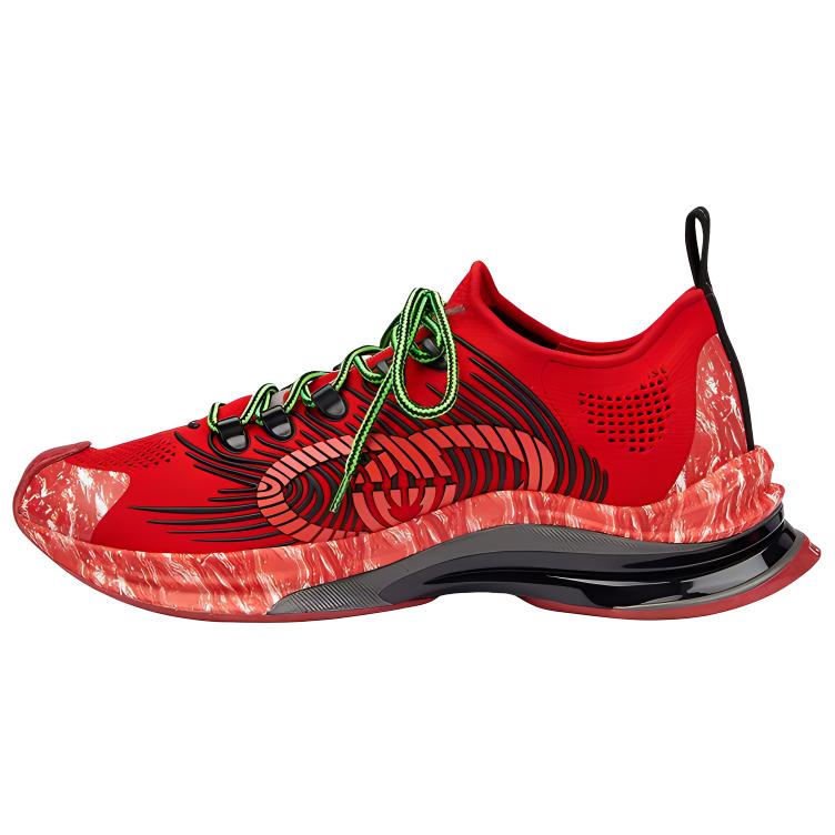 GUCCI RUN Low top Casual Shoes Men's Red