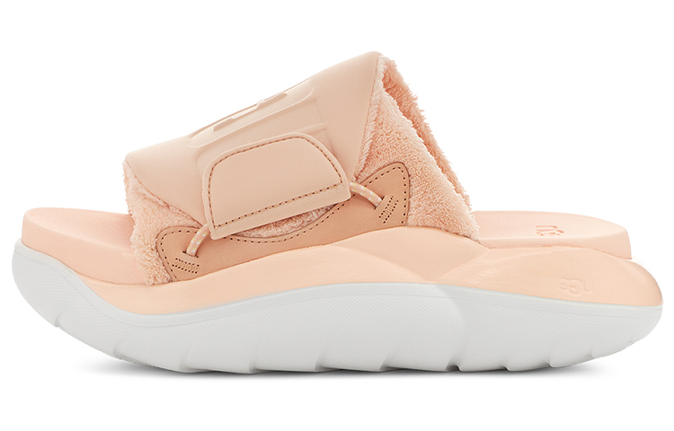 UGG LA Cloud Collection Rubber Sole Slide Slippers Women's Light Peach Pink