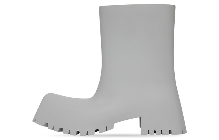 Balenciaga Trooper Rubber Boot Grey Women's
