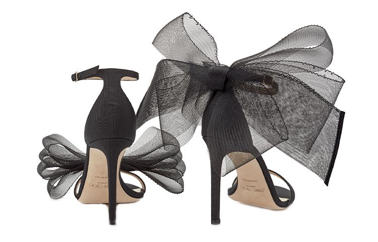 Jimmy Choo Aveline Bow Detail Sandals купить в интернет-магазине Yoocart с быстрой доставкой по России.