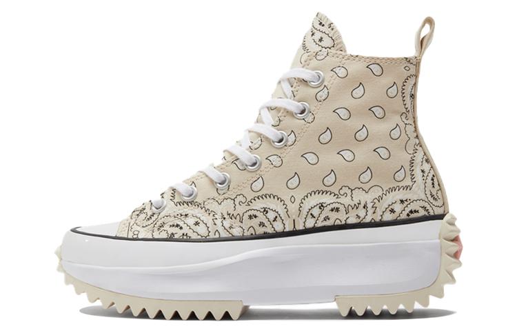 Converse Run Star Hike Hi Paisley Beige Women's