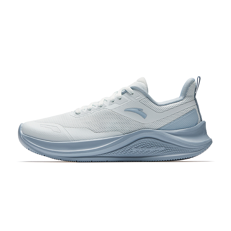 Anta Running Collection Cushioning, Wear Resistant Low Top Casual Running Shoes Women's White Blue