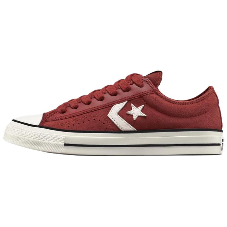 Converse Star Player 76 Abrasion Resistant Low Top Skateboard Shoes Unisex Red White