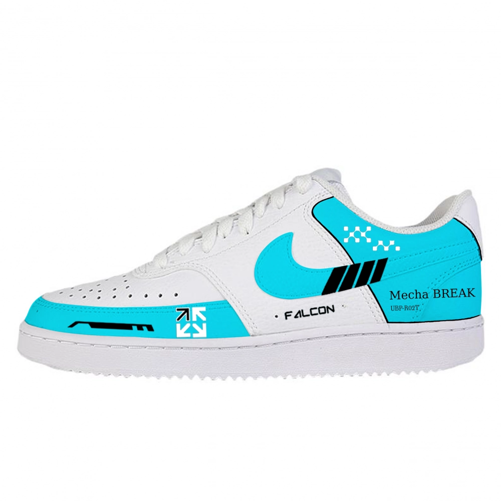 Nike Court Vision 1 Abrasion Resistant Low top Skateboard Shoes Unisex White