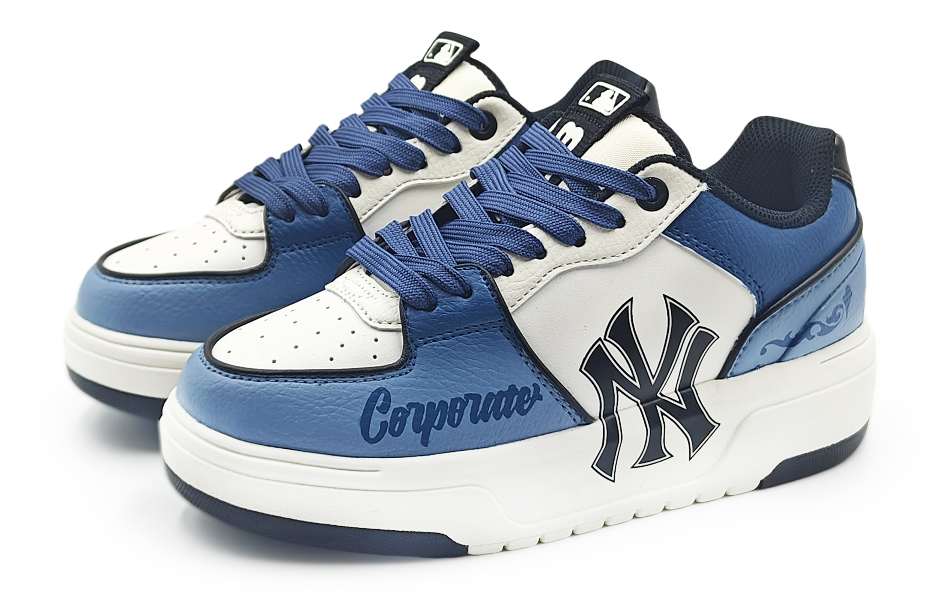 MLB Chunky Liner Abrasion Resistant Low Top Skateboard Shoes Unisex Haze Blue купить в интернет-магазине Yoocart с быстрой доставкой по России.