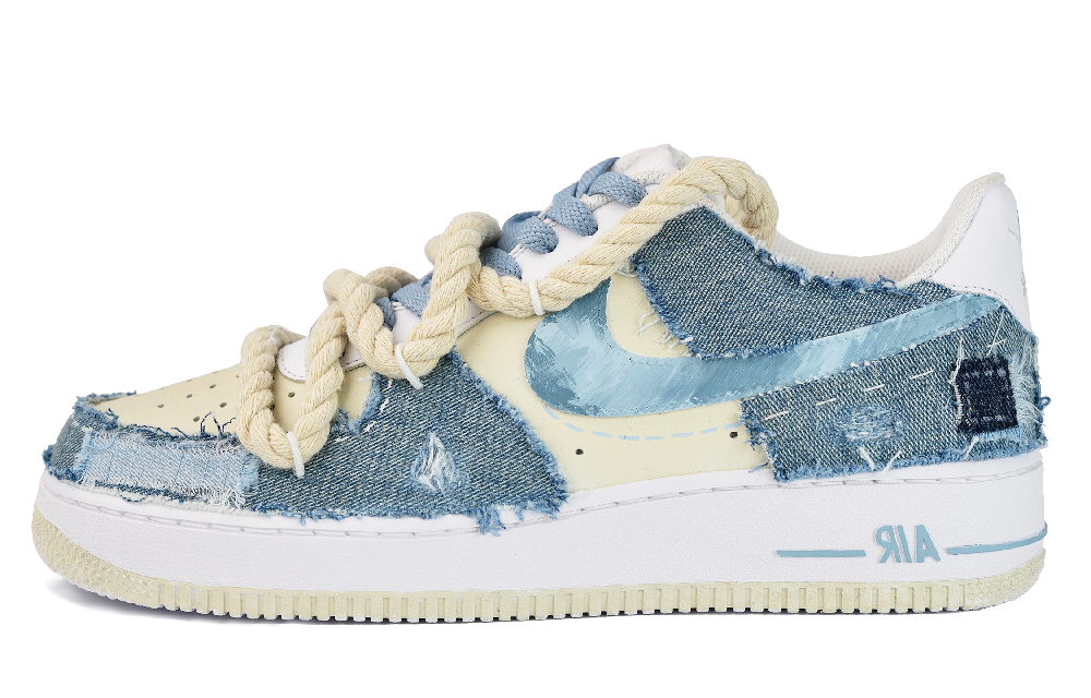 Nike Air Force 1 Low-Top Vintage Men's Blue