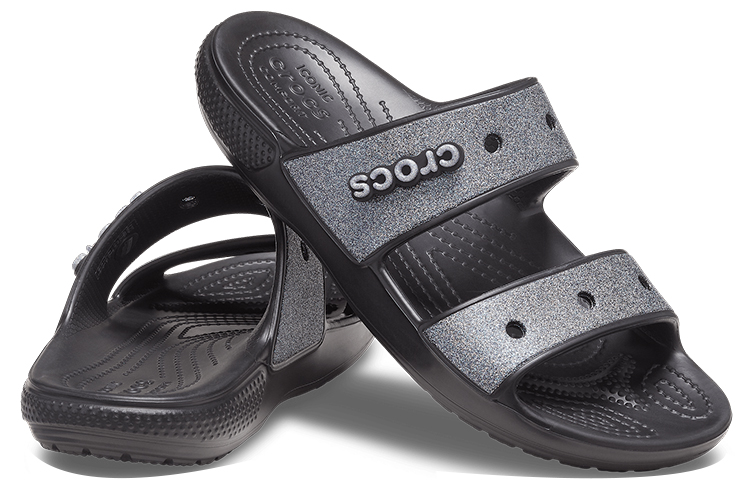 Crocs Classic Glitter Ii Sandal Black