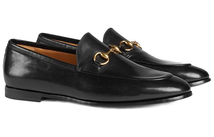 GUCCI Jordaan Loafer Black Leather купить в интернет-магазине Yoocart с быстрой доставкой по России.