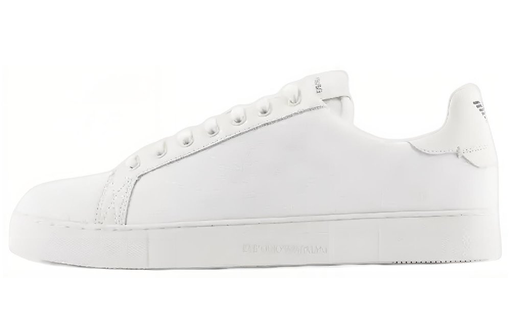 EMPORIO ARMANI Stylish Skateboarding Shoes Men's White