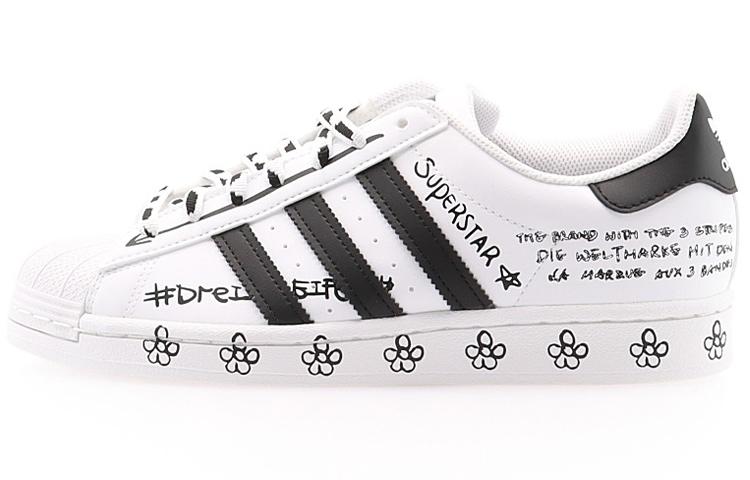 Adidas Superstar 'Sharpie Pack   Graffiti White Black'