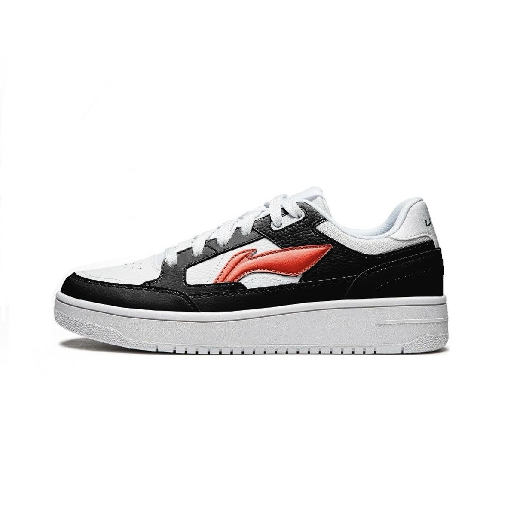 LiNing Tianji Anti Slip Wear Resistant Low Top Skateboard Shoes Men's Black Red